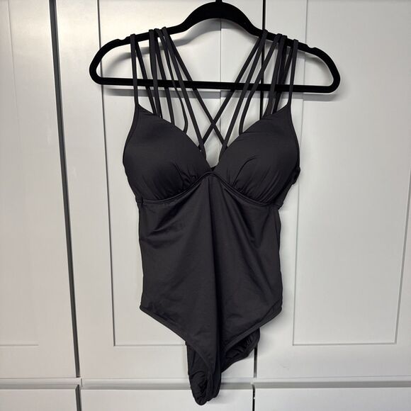 La‎ Blanca Womens 12 Island Goddess Multi Strap Cross Back & Front  Swimsuit - Picture 1 of 9